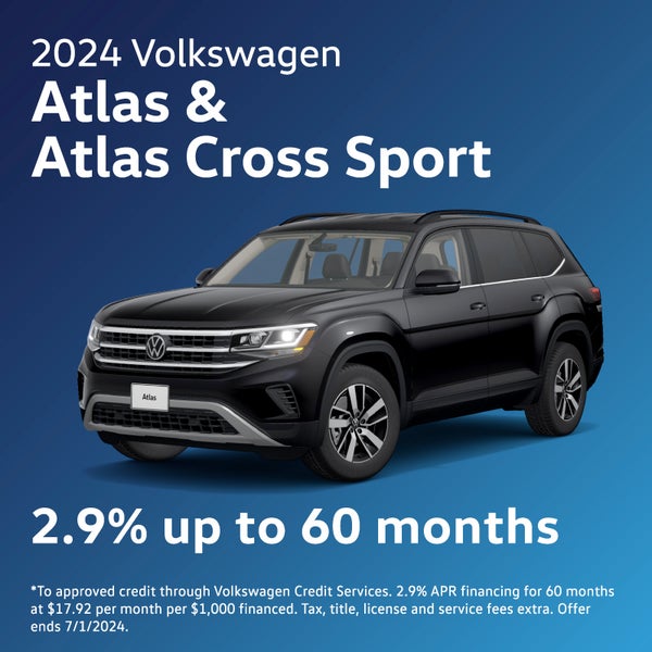 2024 Volkswagen Atlas & Atlas Cross Sport